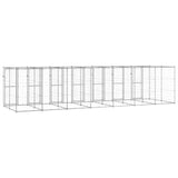 Hondenkennel 16,94 m² gegalvaniseerd staal - AllerleiShop