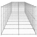 Hondenkennel 21,78 m² gegalvaniseerd staal - AllerleiShop