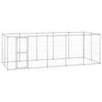 Hondenkennel 12,1 m² gegalvaniseerd staal - AllerleiShop