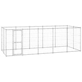 Hondenkennel 12,1 m² gegalvaniseerd staal - AllerleiShop