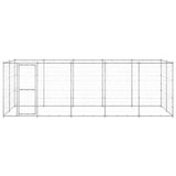 Hondenkennel 12,1 m² gegalvaniseerd staal - AllerleiShop