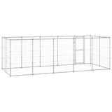 Hondenkennel 12,1 m² gegalvaniseerd staal - AllerleiShop