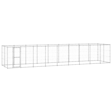 Hondenkennel 21,78 m² gegalvaniseerd staal - AllerleiShop