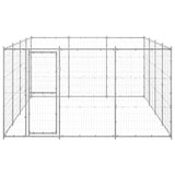 Hondenkennel 14,52 m² gegalvaniseerd staal - AllerleiShop