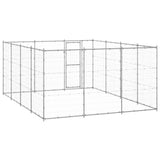 Hondenkennel 14,52 m² gegalvaniseerd staal - AllerleiShop