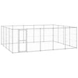 Hondenkennel 24,2 m² gegalvaniseerd staal - AllerleiShop