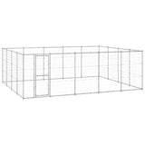 Hondenkennel 24,2 m² gegalvaniseerd staal - AllerleiShop