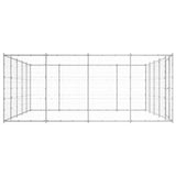 Hondenkennel 24,2 m² gegalvaniseerd staal - AllerleiShop