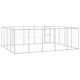 Hondenkennel 24,2 m² gegalvaniseerd staal - AllerleiShop