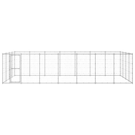 Hondenkennel 33,88 m² gegalvaniseerd staal - AllerleiShop