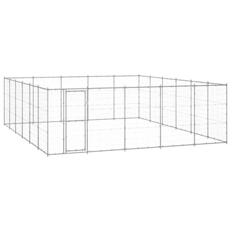 Hondenkennel 36,3 m² gegalvaniseerd staal - AllerleiShop