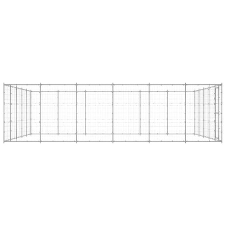 Hondenkennel 36,3 m² gegalvaniseerd staal - AllerleiShop