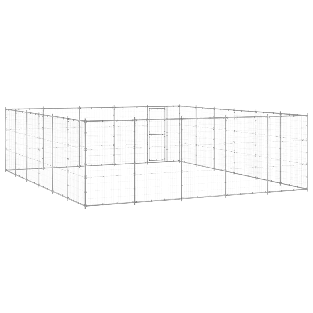 Hondenkennel 36,3 m² gegalvaniseerd staal - AllerleiShop