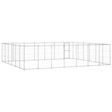 Hondenkennel 50,82 m² gegalvaniseerd staal - AllerleiShop