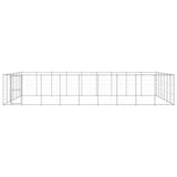 Hondenkennel 65,34 m² gegalvaniseerd staal - AllerleiShop