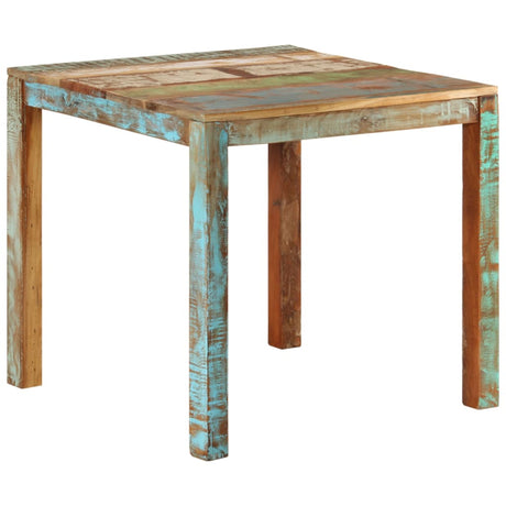 Eettafel 82x80x76 cm massief gerecycled hout - AllerleiShop