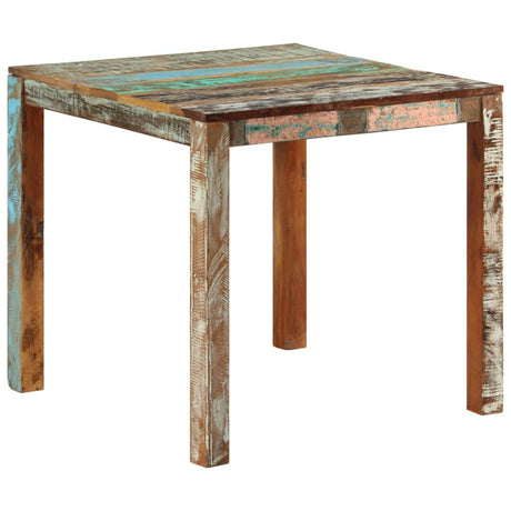 Eettafel 82x80x76 cm massief gerecycled hout - AllerleiShop