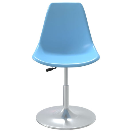 Eetkamerstoelen draaibaar 4 st PP blauw - AllerleiShop