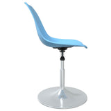 Eetkamerstoelen draaibaar 4 st PP blauw - AllerleiShop