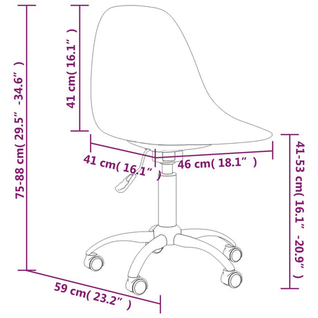 Eetkamerstoelen draaibaar 2 st PP lichtgrijs - AllerleiShop