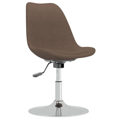 Eetkamerstoelen 4 st draaibaar stof taupe - AllerleiShop