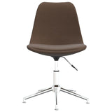 Eetkamerstoelen draaibaar 2 st stof bruin - AllerleiShop