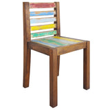 Eetkamerstoelen 6 st massief gerecycled hout - AllerleiShop