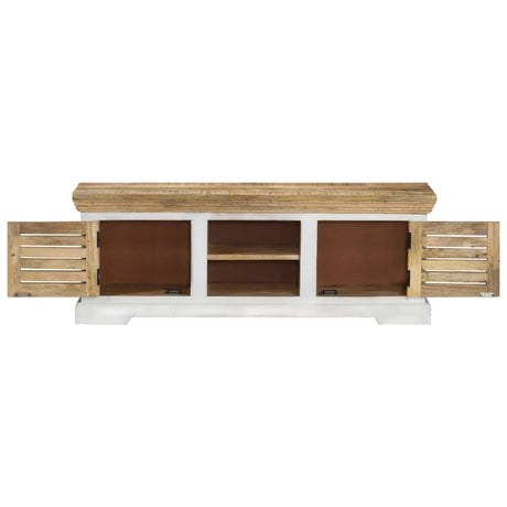 Tv-meubel 110x30x40 cm massief mangohout - AllerleiShop