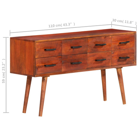 Dressoir 110x30x59 cm massief mangohout - AllerleiShop