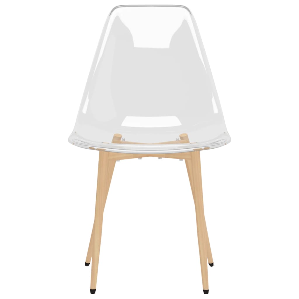 Eetkamerstoelen 6 st PET transparant - AllerleiShop