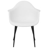 Eetkamerstoelen 6 st PP wit - AllerleiShop