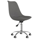 Eetkamerstoelen 6 st draaibaar stof donkergrijs - AllerleiShop