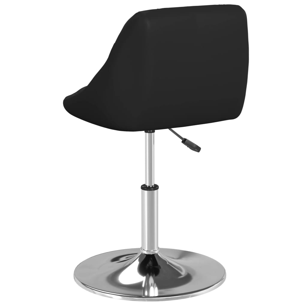 Eetkamerstoelen 4 st kunstleer zwart - AllerleiShop