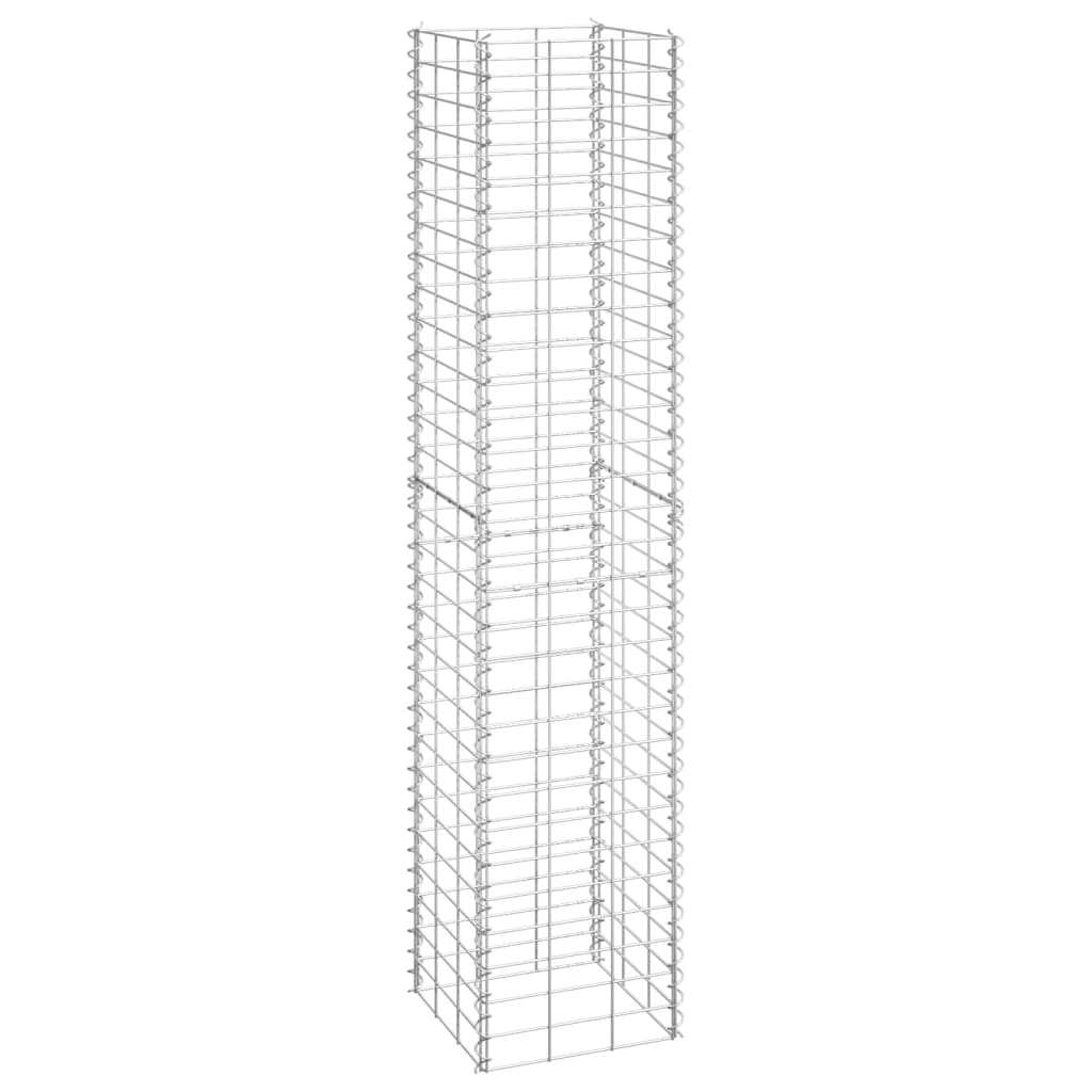 Schanskorf plantenbakken 3 st verhoogd 30x30x150 cm ijzer