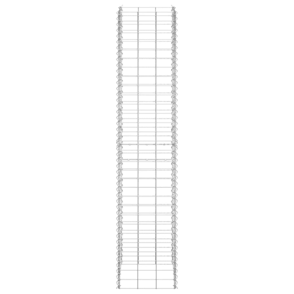 Schanskorf plantenbakken 3 st verhoogd 30x30x150 cm ijzer