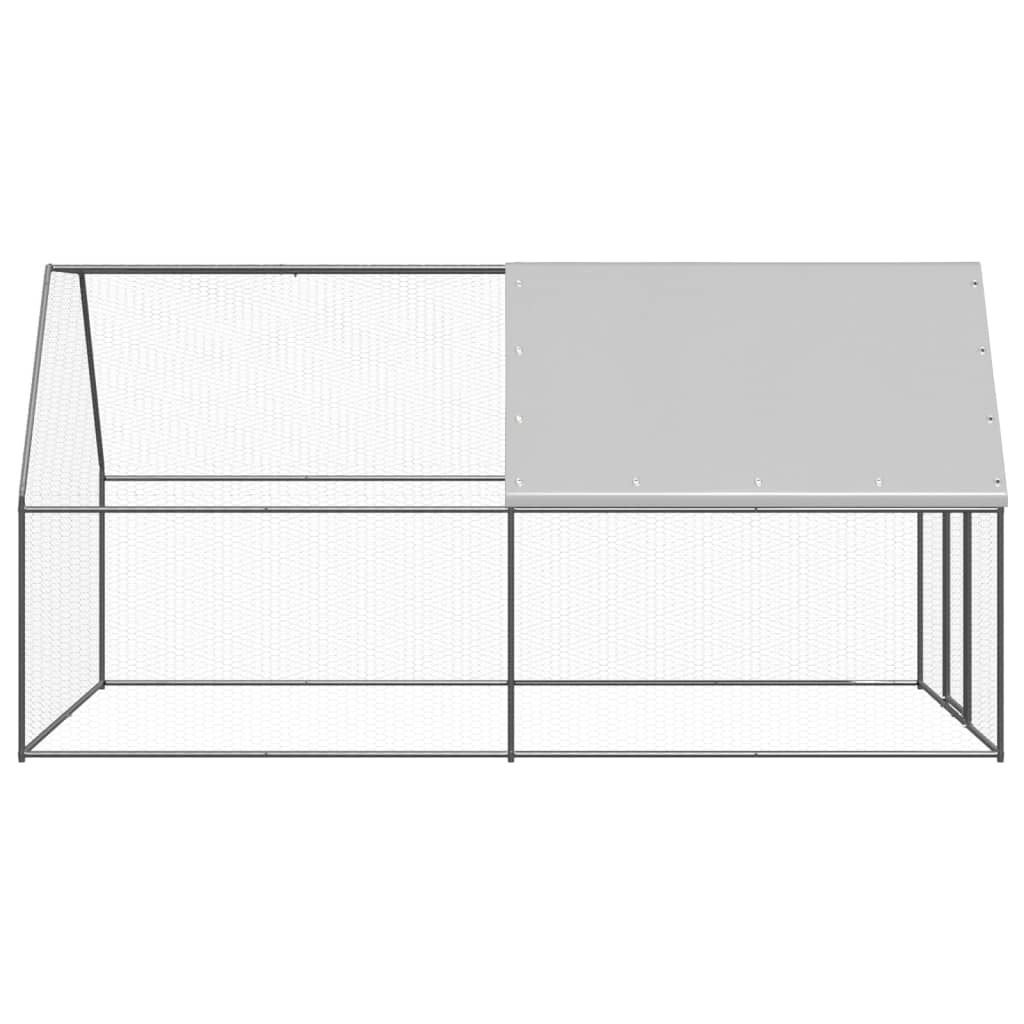 Kippenhok 2x4x2 m gegalvaniseerd staal - AllerleiShop