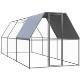 Kippenhok 2x6x2 m gegalvaniseerd staal - AllerleiShop