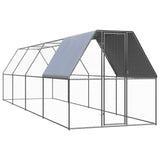 Kippenhok 2x8x2 m gegalvaniseerd staal - AllerleiShop