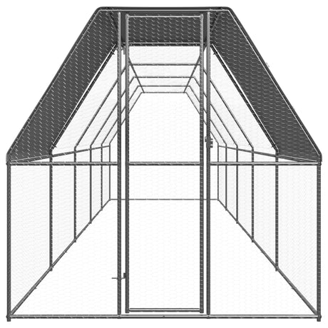 Kippenhok 2x10x2 m gegalvaniseerd staal - AllerleiShop