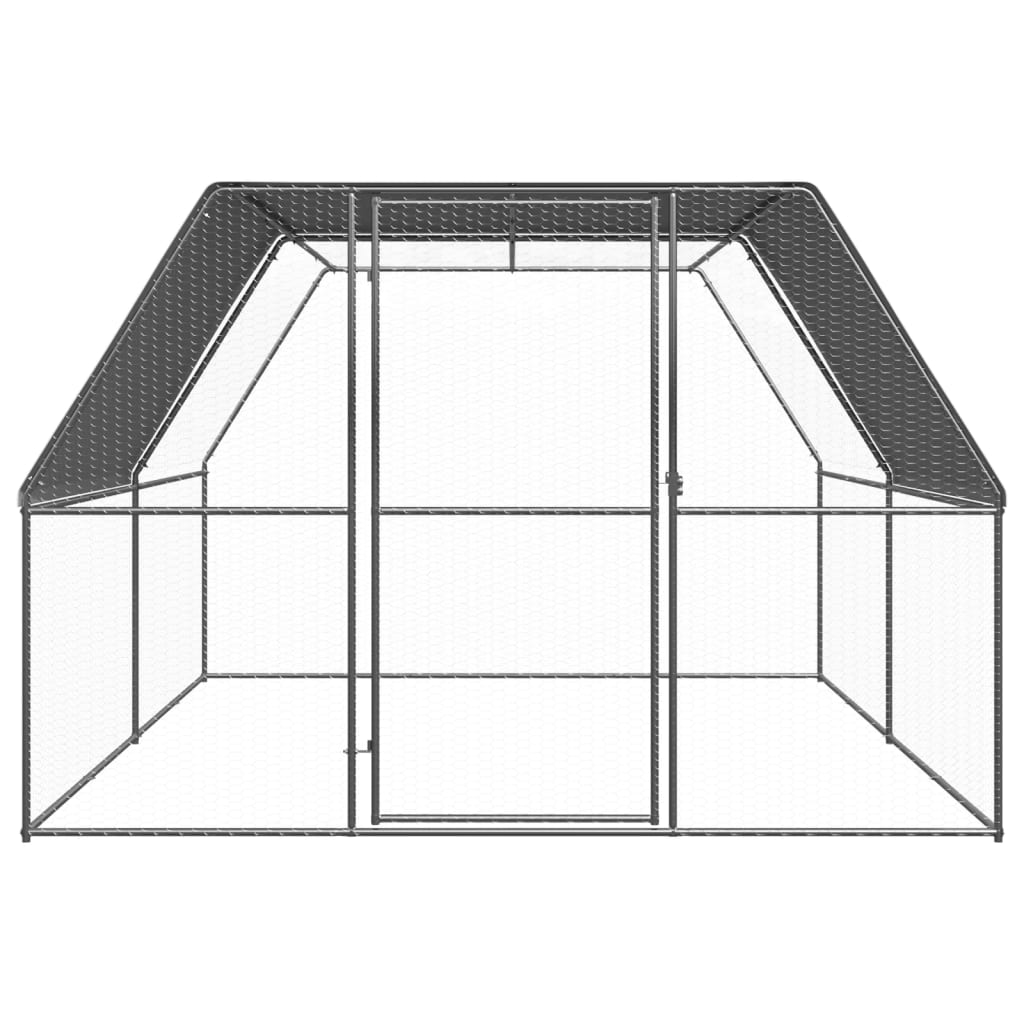 Kippenhok 3x4x2 m gegalvaniseerd staal - AllerleiShop