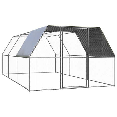 Kippenhok 3x6x2 m gegalvaniseerd staal - AllerleiShop