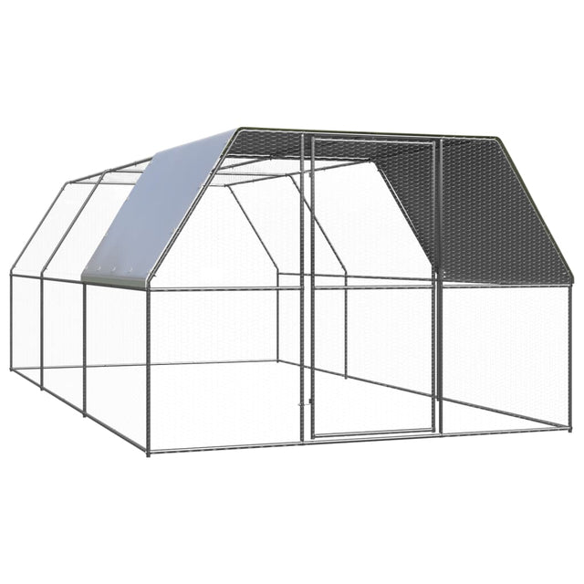 Kippenhok 3x6x2 m gegalvaniseerd staal - AllerleiShop