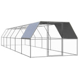 Kippenhok 3x12x2 m gegalvaniseerd staal - AllerleiShop