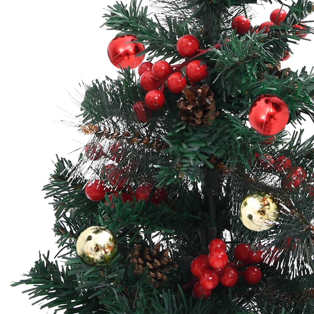 Tuinkerstbomen 2 st 76 cm PVC - AllerleiShop