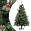 Kerstboom met dennenappels 120 cm PVC en PE groen - AllerleiShop