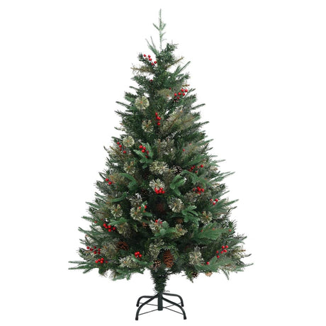 Kerstboom met dennenappels 120 cm PVC en PE groen - AllerleiShop