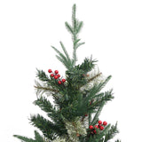 Kerstboom met dennenappels 120 cm PVC en PE groen - AllerleiShop