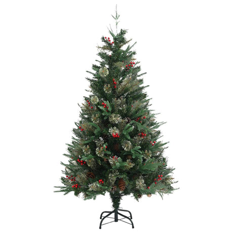 Kerstboom met dennenappels 150 cm PVC en PE groen - AllerleiShop