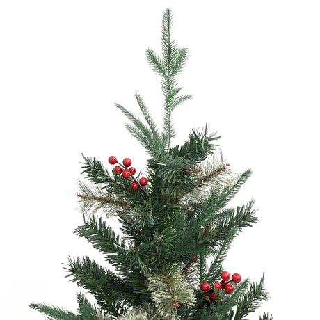 Kerstboom met dennenappels 150 cm PVC en PE groen - AllerleiShop