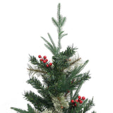 Kerstboom met dennenappels 195 cm PVC en PE groen - AllerleiShop